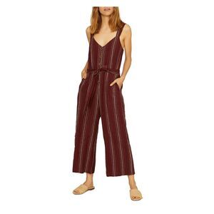 SANCTUARY Womens Wide Leg Jumpsuit Sleeveless V Neck